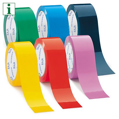 RAJA coloured vinyl packaging tape - 1