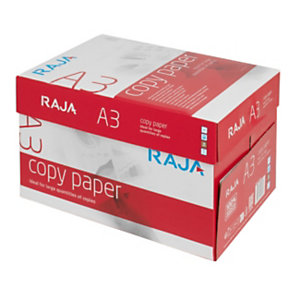 RAJA Copy Carta per fotocopie e stampanti A3, 80 g/m², Bianco (confezione 5 risme)
