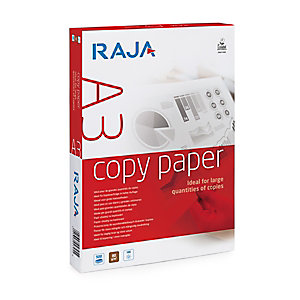 RAJA Copy Carta per fotocopie e stampanti A3, 80 g/m², Bianco (risma 500 fogli)