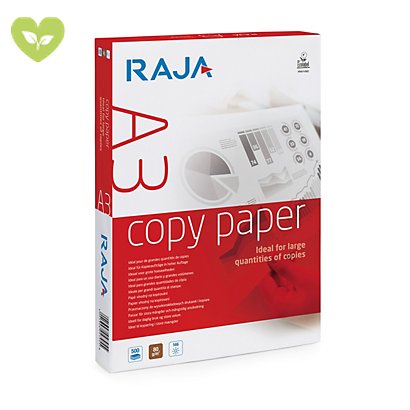 RAJA Copy Carta per fotocopie e stampanti A3, 80 g/m², Bianco (risma 500 fogli) - 1