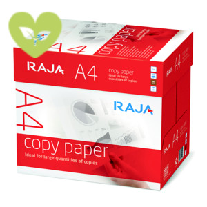 RAJA Copy Carta per fotocopie e stampanti A4, 80 g/m², Bianco (confezione 5 risme)