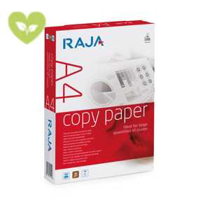 RAJA Copy Carta per fotocopie e stampanti A4, 80 g/m², Bianco (risma 500 fogli)