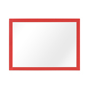 RAJA Cornice Porta Documenti Espositiva Adesiva, Formato A4, Rosso (confezione 2 pezzi) RAJA Cornice Porta Documenti Espositiva Adesiva, Formato A4, Rosso (confezione 2 pezzi)