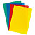 RAJA Dossieres uñeros A4, polipropileno de 100 micras, textura de piel de naranja, colores variados: Azul, verde, rojo y amarillo - 1