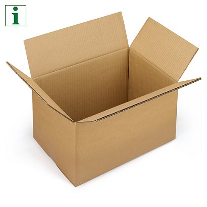 RAJA double wall cardboard boxes, 457x457x305mm