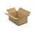 RAJA double wall, multi-depth, brown cardboard boxes, 800x500x200-300mm - 1