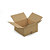 RAJA double wall multi-depth cardboard boxes, 300x300x100-150mm - 1