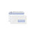 RAJA Enveloppe blanche DL 110 x 220 mm 80g fenêtre 35 x 100 mm - autocollante bande protectrice - Lot de 500 - 1