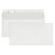 RAJA Enveloppe blanche DL 110 x 220 mm recyclée 80g sans fenêtre fermeture bande auto-adhésive - Boîte de 500 - 1