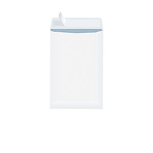 RAJA Enveloppe blanche format C5 - 162 x 229 mm 90g sans fenêtre - bande autoadhésive (lot de 500) RAJA Enveloppe blanche format C5 - 162 x 229 mm 90g sans fenêtre - bande autoadhésive (lot de 500)