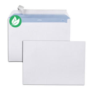RAJA Enveloppe blanche Premium C4 229 x 324 mm 100g sans fenêtre - autocollante bande protectrice - Lot de 250 RAJA Enveloppe blanche Premium C4 229 x 324 mm 100g sans fenêtre - autocollante bande protectrice - Lot de 250