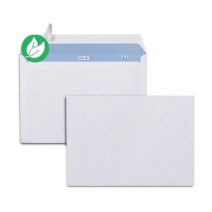 RAJA Enveloppe blanche Premium C5 162 x 229 mm 90g sans fenêtre - autocollante bande protectrice - Lot de 500 RAJA Enveloppe blanche Premium C5 162 x 229 mm 90g sans fenêtre - autocollante bande protectrice - Lot de 500