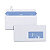 RAJA Enveloppe blanche Premium DL 110 x 220 mm90g avec fenêtre 45 x 100 mm fermeture bande auto-adhésive - Boîte de 500 - 1