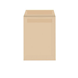 RAJA Enveloppe kraft Arès brun format postal C4 -229 x 324 mm 90g - fermeture autocollante (lot de 250)
