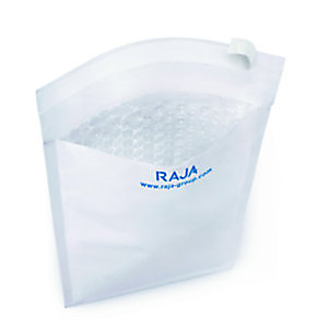 RAJA Enveloppe matelassée à bulles d'air Eco - 10 x 16 cm - Papier extra-blanc 75g (lot de 200)