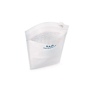 RAJA Enveloppe matelassée à bulles d'air Eco - 35 x 47 cm - Papier extra-blanc 75 g/m² - Lot de 50 RAJA Enveloppe matelassée à bulles d'air Eco - 35 x 47 cm - Papier extra-blanc 75 g/m² - Lot de 50