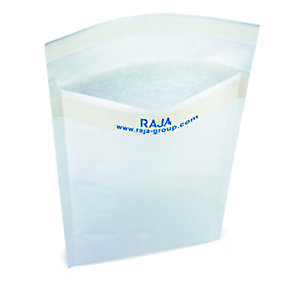RAJA Enveloppe matelassée en mousse Eco - 10 x 16 cm - Papier extra-blanc 80 g/m² - Lot de 200