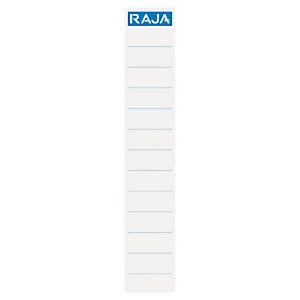 RAJA Etiqueta lomera para archivador 30 x 190 mm blanca RAJA Etiqueta lomera para archivador 30 x 190 mm blanca