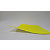 RAJA Etiquetas flourescentes permanentes, 210 x 297 mm, caja de 100 unidades, cantos rectos, amarillo flúor - 1