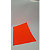 RAJA Etiquetas fluorescentes permanentes, 210 x 297 mm, caja de 100 unidades, cantos rectos, rojo flúor - 1