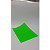 RAJA Etiquetas fluorescentes permanentes, 210 x 297 mm, caja de 100 unidades, cantos rectos, verde flúor - 1