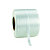 RAJA Feuillard de cerclage en Textile fil à fil Blanc - Bobine  L.200 m - En boîte distributrice + 1 tendeur-coupeur + 80 boucles acier galvanisé - 1