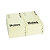 RAJA Foglietti adesivi riposizionabili, 102 x 76 mm, Blocchetti da 100 foglietti, Giallo (confezione 12 blocchetti) - 1