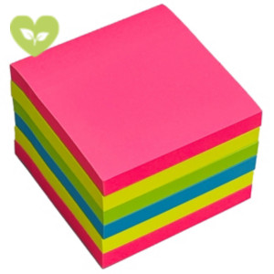 RAJA Foglietti adesivi riposizionabili Extra Sticky, Blocchetti da 90 foglietti, 76 x 76 mm, Neon Assortiti (confezione 6 blocchetti) RAJA Foglietti adesivi riposizionabili Extra Sticky, Blocchetti da 90 foglietti, 76 x 76 mm, Neon Assortiti (confezione 6 blocchetti)