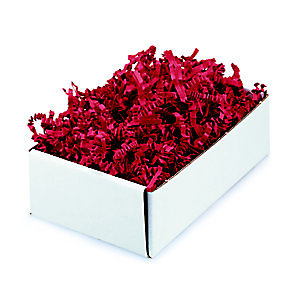 RAJA Frisure papier kraft Rouge particules de calage - Boîte de 5 kg