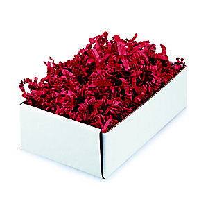 RAJA Frisure papier kraft Rouge particules de calage - Boîte de 5 kg RAJA Frisure papier kraft Rouge particules de calage - Boîte de 5 kg