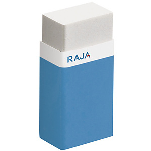 RAJA Goma de borrar de vinilo, 4,3 x 1,8 x 1 cm, blanco