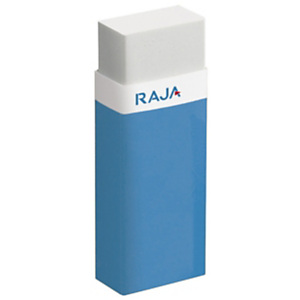 RAJA Goma de borrar de vinilo, 6,2 x 2,2 x 1 cm, blanco RAJA Goma de borrar de vinilo, 6,2 x 2,2 x 1 cm, blanco