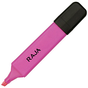 RAJA Hype! Marcador fluorescente, punta biselada, 1 mm-5 mm, Rosa RAJA Hype! Marcador fluorescente, punta biselada, 1 mm-5 mm, Rosa