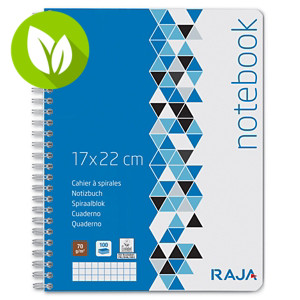 RAJA Integral Cuaderno, A5+, cuadriculado, 50 hojas, cubierta de cartulina