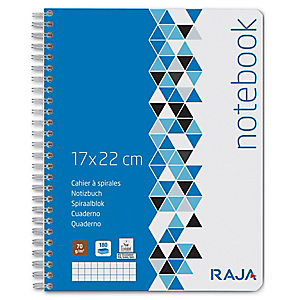 RAJA Integral Cuaderno, A5+, cuadriculado, 90 hojas, cubierta de cartulina RAJA Integral Cuaderno, A5+, cuadriculado, 90 hojas, cubierta de cartulina