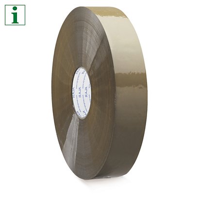 RAJA machine tape rolls, brown, 48mm x 990m, pack of 6
 - 1