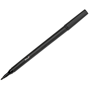 RAJA Marqueur permanent Pointe fine 1 mm - Noir