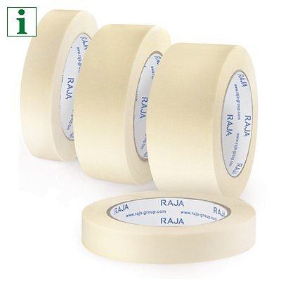 RAJA masking tape, 25mmx50m, pack of 36 - 1