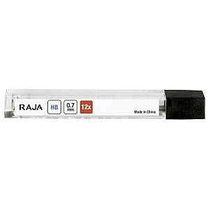 RAJA Mina per portamine, HB, 0,7 mm RAJA Mina per portamine, HB, 0,7 mm