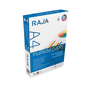 RAJA Multiuse Carta per fotocopie e stampanti, 80 g/m², Bianco (risma 500 fogli)