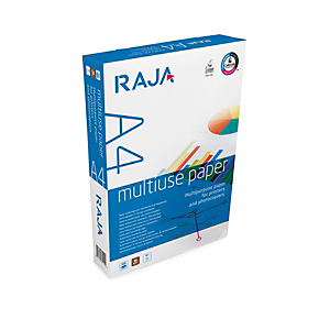 RAJA Multiuse Carta per fotocopie e stampanti, 80 g/m², Bianco (risma 500 fogli) RAJA Multiuse Carta per fotocopie e stampanti, 80 g/m², Bianco (risma 500 fogli)