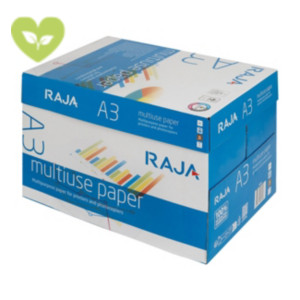 RAJA Multiuse Carta per fotocopie e stampanti A3, 80 g/m², Bianco (confezione 5 risme)