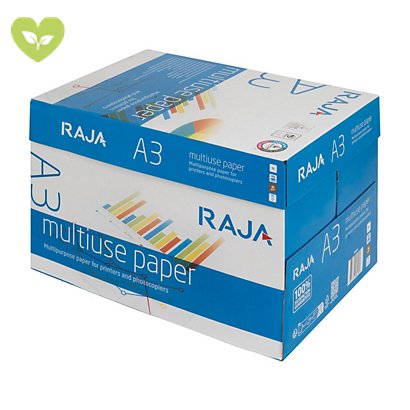RAJA Multiuse Carta per fotocopie e stampanti A3, 80 g/m², Bianco (confezione 5 risme) - 1