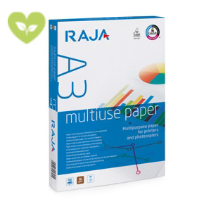RAJA Multiuse Carta per fotocopie e stampanti A3, 80 g/m², Bianco (risma 500 fogli)