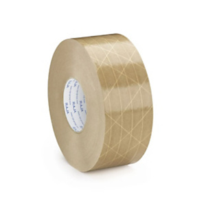 RAJA Nastro adesivo da imballo rinforzato, 70 mm x 150 m, Carta gommata da umettare, Avana RAJA Nastro adesivo da imballo rinforzato, 70 mm x 150 m, Carta gommata da umettare, Avana