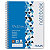 RAJA Notebook - Cahier à spirales 180 pages 17 x 22 cm 70 g/m²- Petits carreaux 5x5 mm (lot de 5) - 1