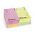 RAJA Notes repositionnables 76 x 127 mm - Coloris assortis Néon - Lot de 12 blocs de 100 feuilles - 1