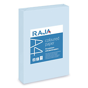 RAJA Papel color Azul Pastel A4 80 g/m² 500 hojas RAJA Papel color Azul Pastel A4 80 g/m² 500 hojas
