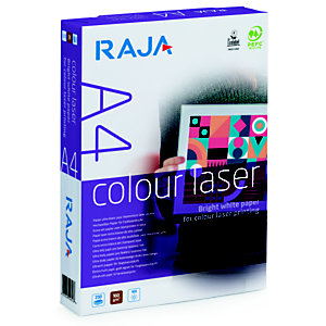 RAJA Papel Colour Laser Blanco A4 160 g/m2 250 hojas