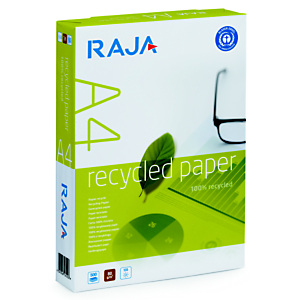 RAJA Papel Reciclado Blanco A4 80 g/m² 500 hojas RAJA Papel Reciclado Blanco A4 80 g/m² 500 hojas